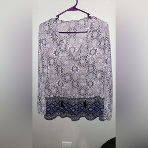 Bohemian Patterned Blouse